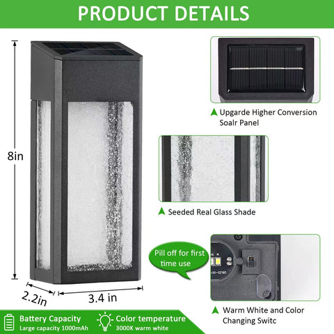 ARMXY color-changing solar lights offer festive mood for parties and celebrations.