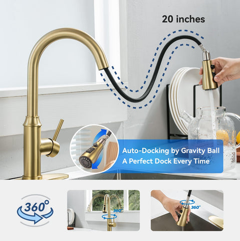 Arofa 15.75 inch height faucet fits most sinks for easy reach