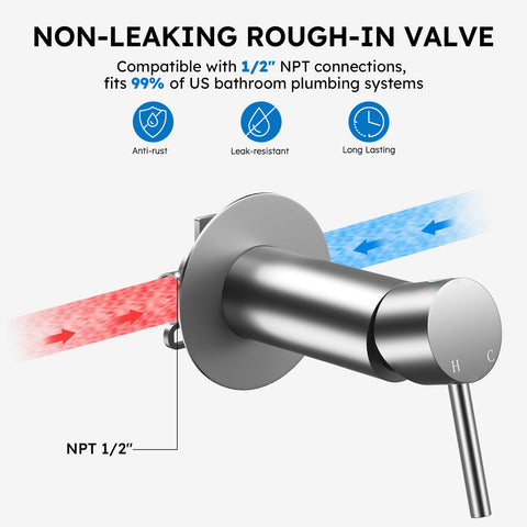 Arofa adjustable water-pressure bidet sprayer for personalized comfort and thorough cleaning.