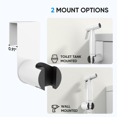 Arofa adjustable lever controls water pressure from gentle to jet.