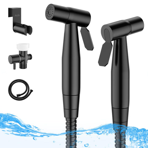 Arofa bidet sprayer with brushed nickel finish for smooth daily cleansing
