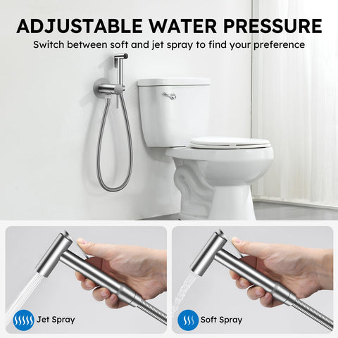 Arofa brushed finish 304 stainless steel hose resists rust and leaks.