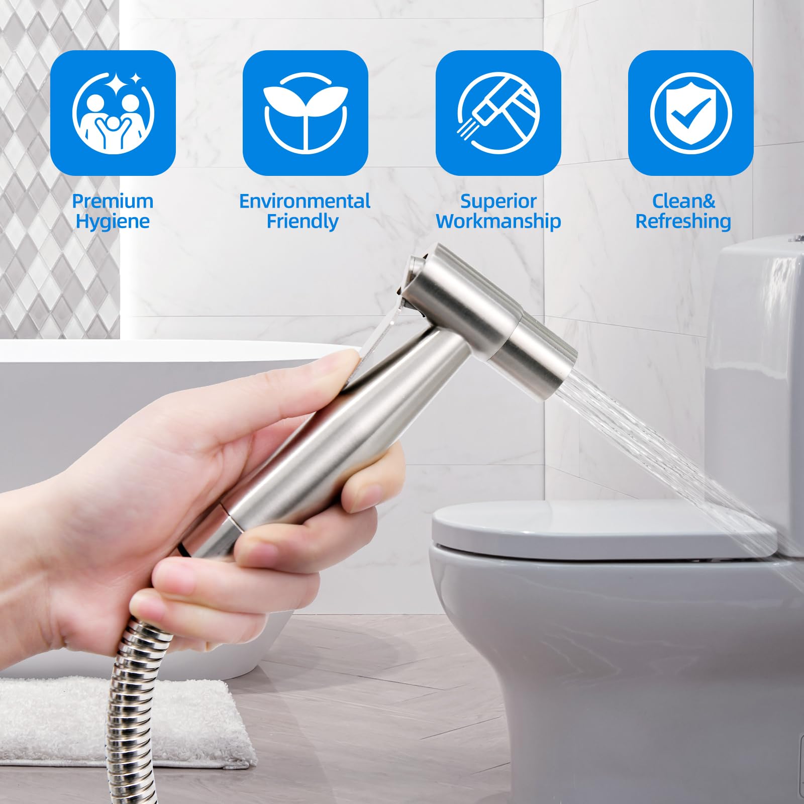Arofa cloth diaper and pet washing versatility with versatile water jet modes