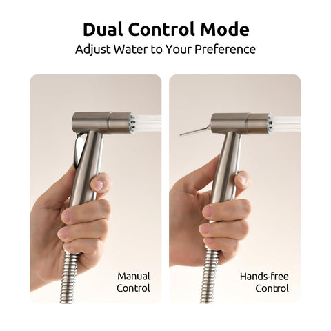 Arofa hands-free pull handle operation ideal for quick cleansing
