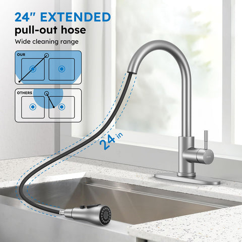 Arofa faucet close-up highlighting durable ceramic valve