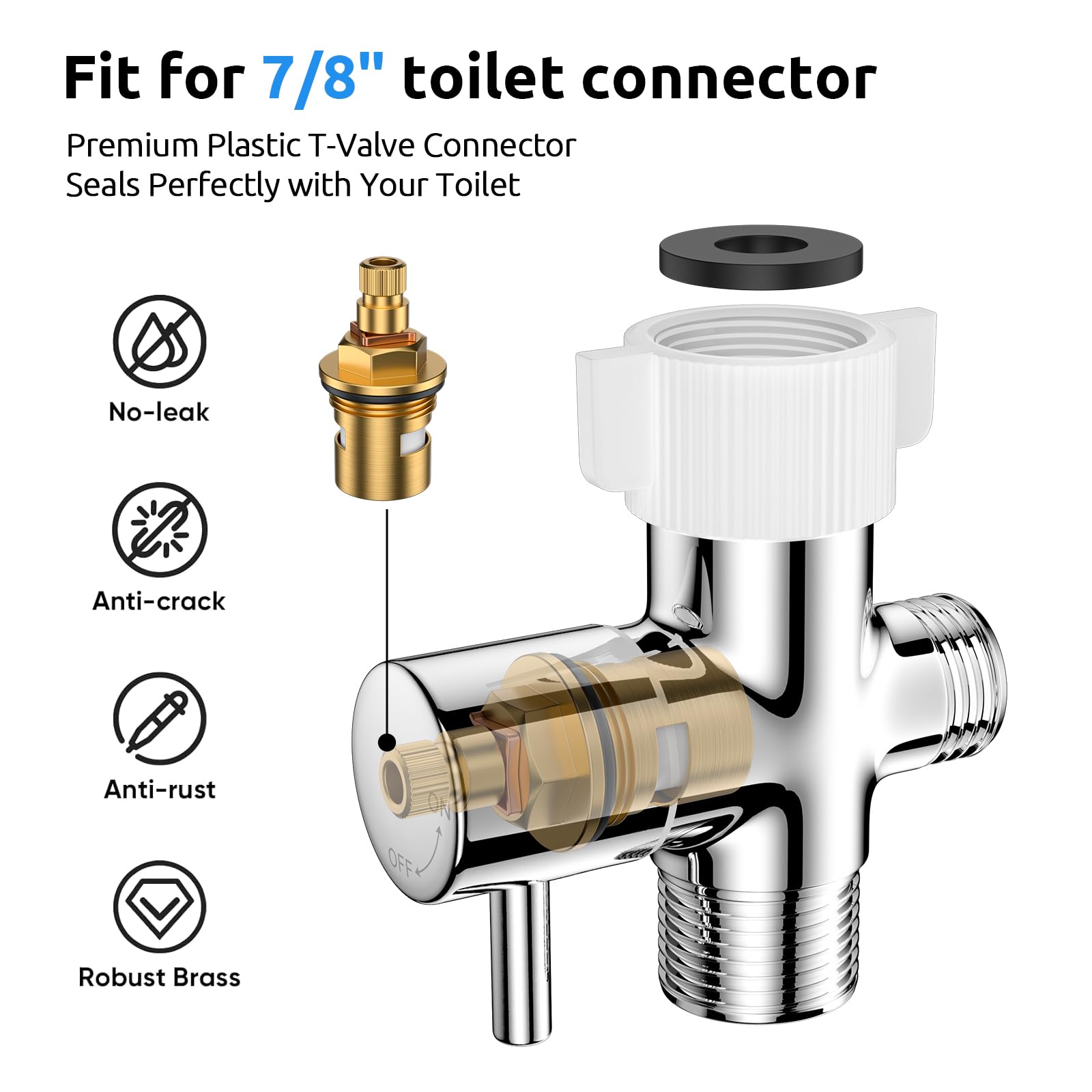 Arofa stainless steel construction resists rust and leaks.