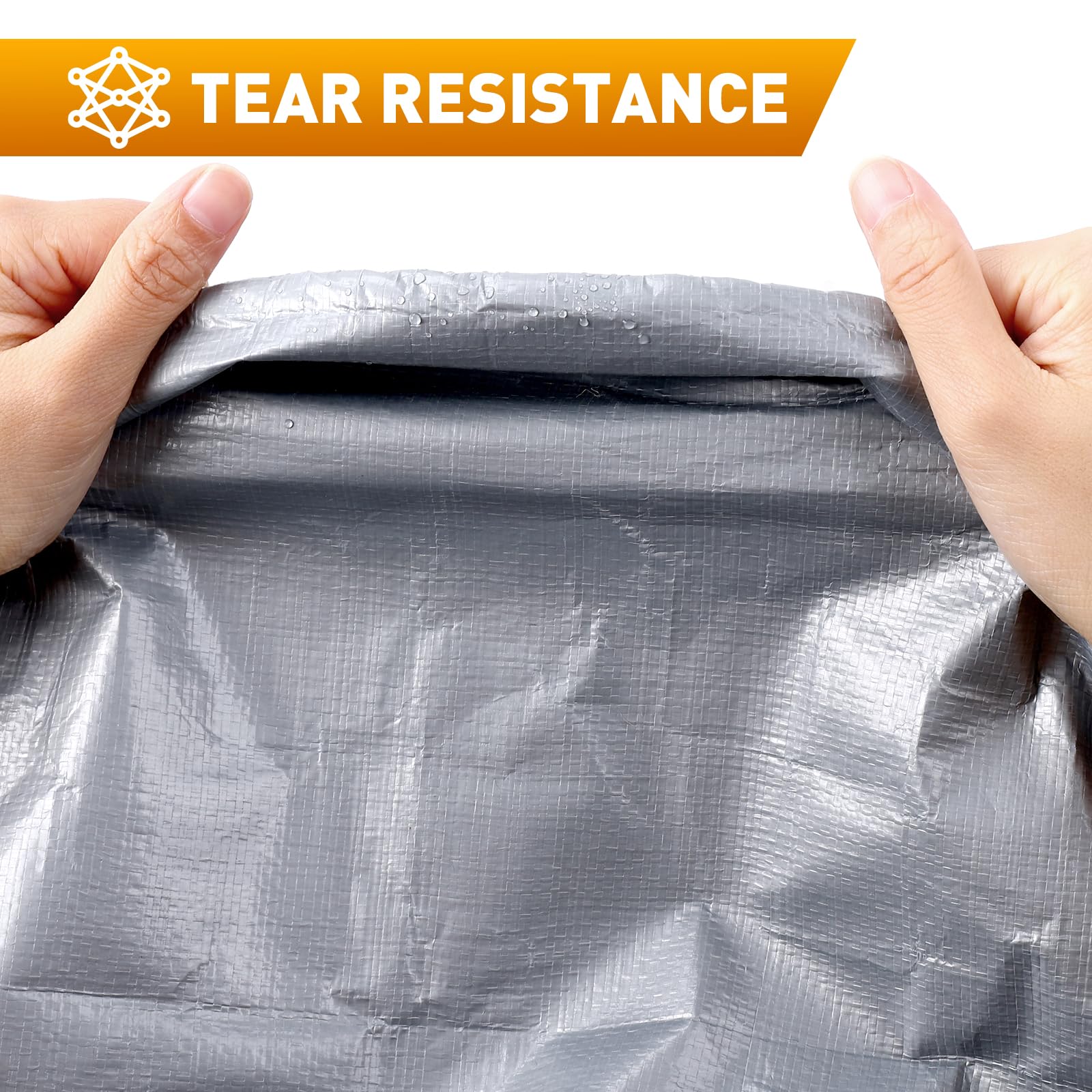 AROIC large tarp used as camping shelter or equipment cover