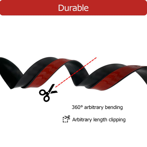 Aroilder floor transition strip installation demonstrating peel-and-stick setup