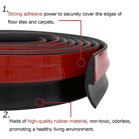 Aroilder rubber threshold strip highlights durability for busy entrances