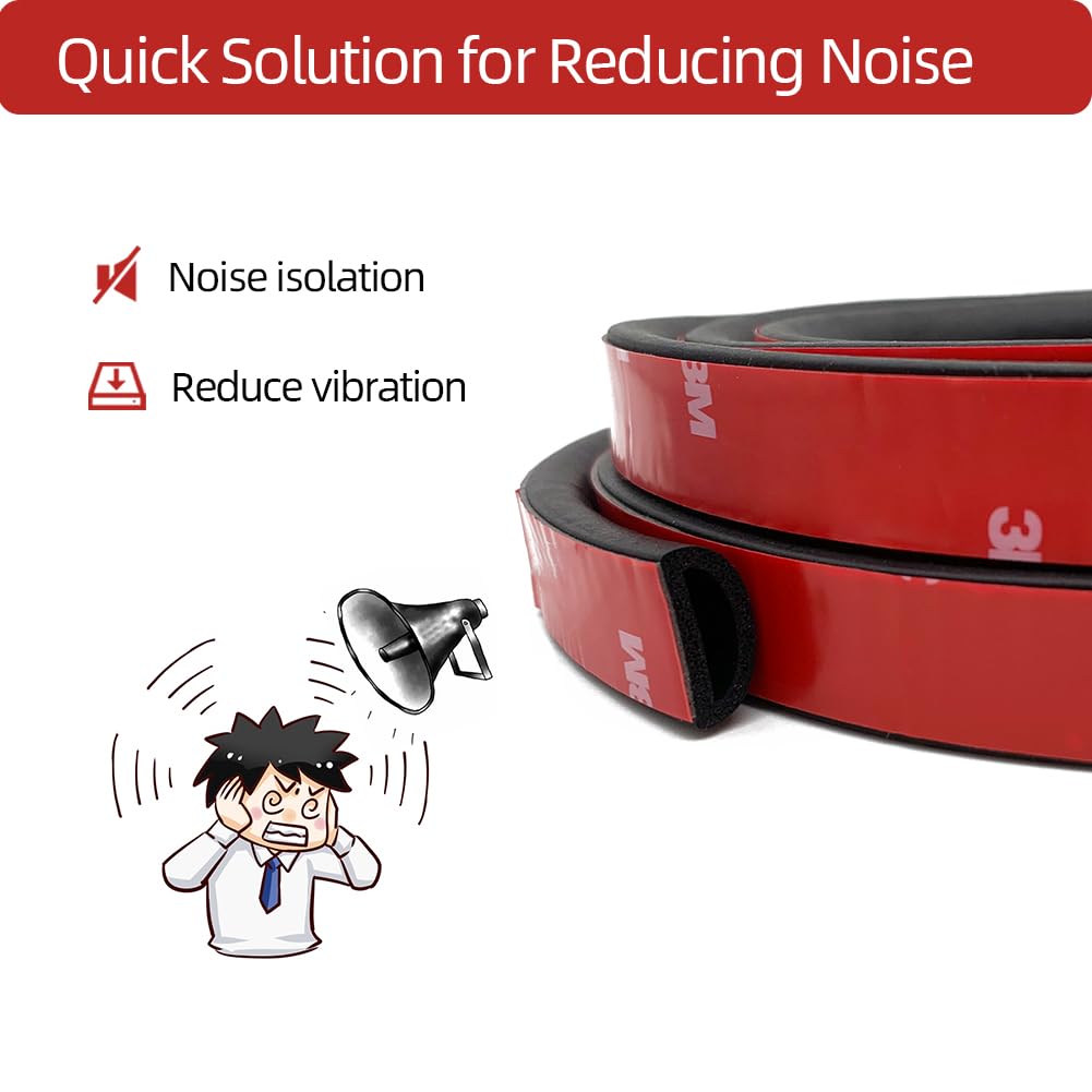 Aroilder weather seal on door helps reduce drafts and noise.