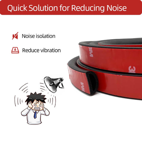 Aroilder weather seal on door helps reduce drafts and noise.