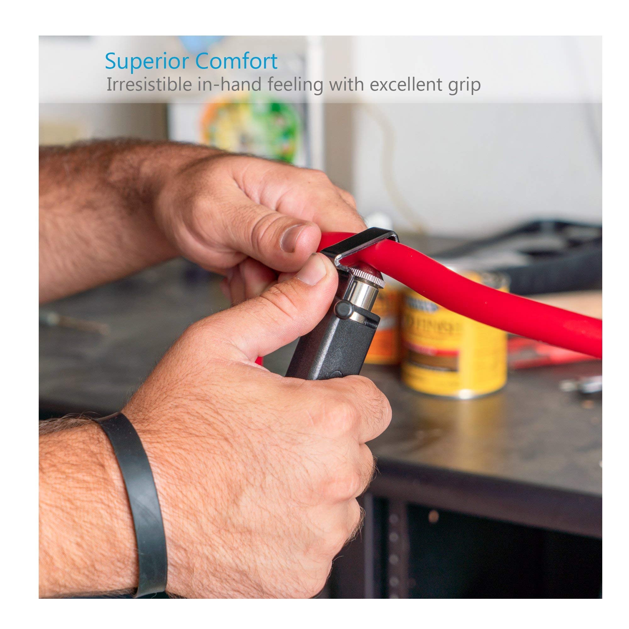 AROLAX tool with spare blade stored in handle for quick replacements