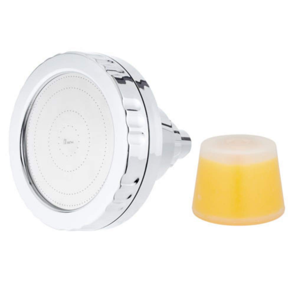 Aroma Sense AROFIX01 shower head front view with Vitamin C infusion for revitalized skin.