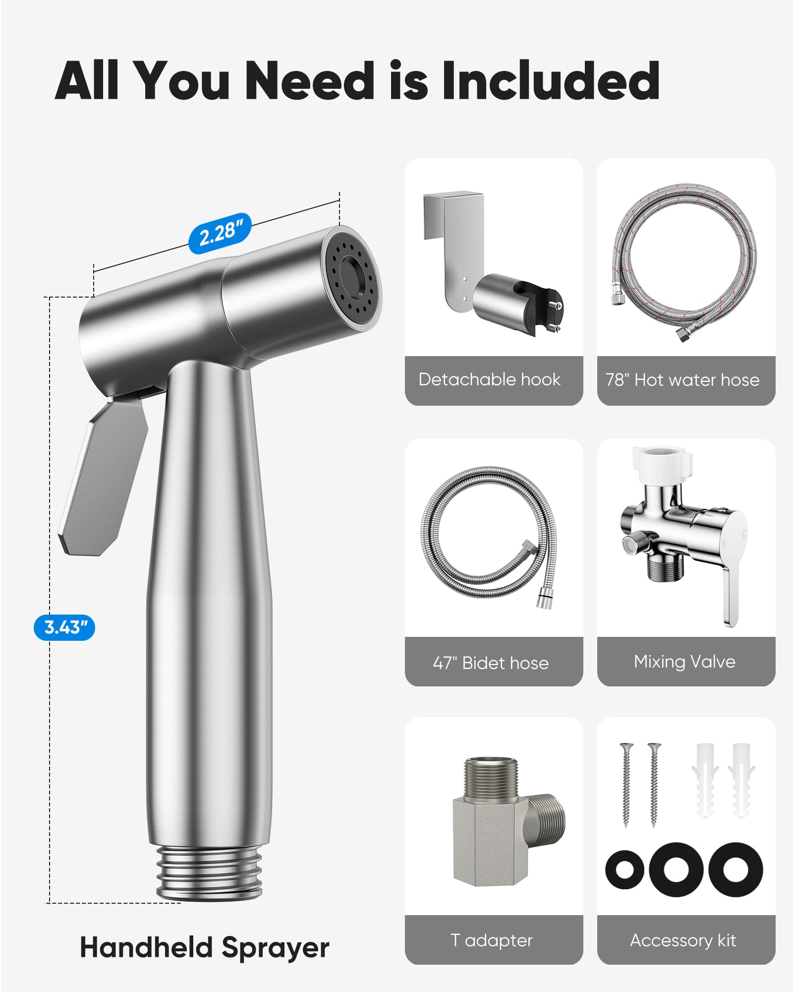 Arofa toilet mount setup demonstrates compatibility with tank or wall installations