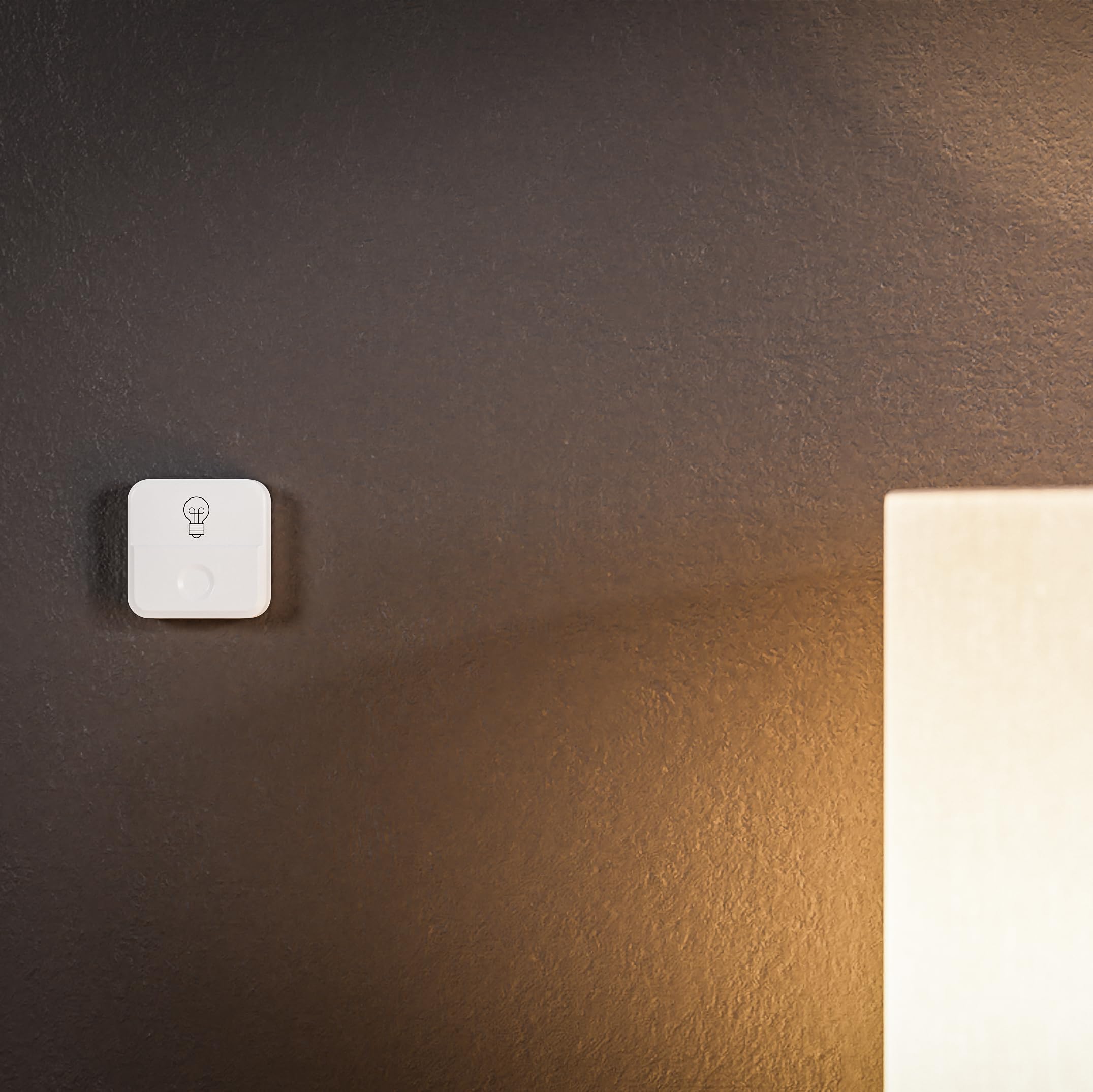 arre smart button side angle, easy wall-mounting for convenient access