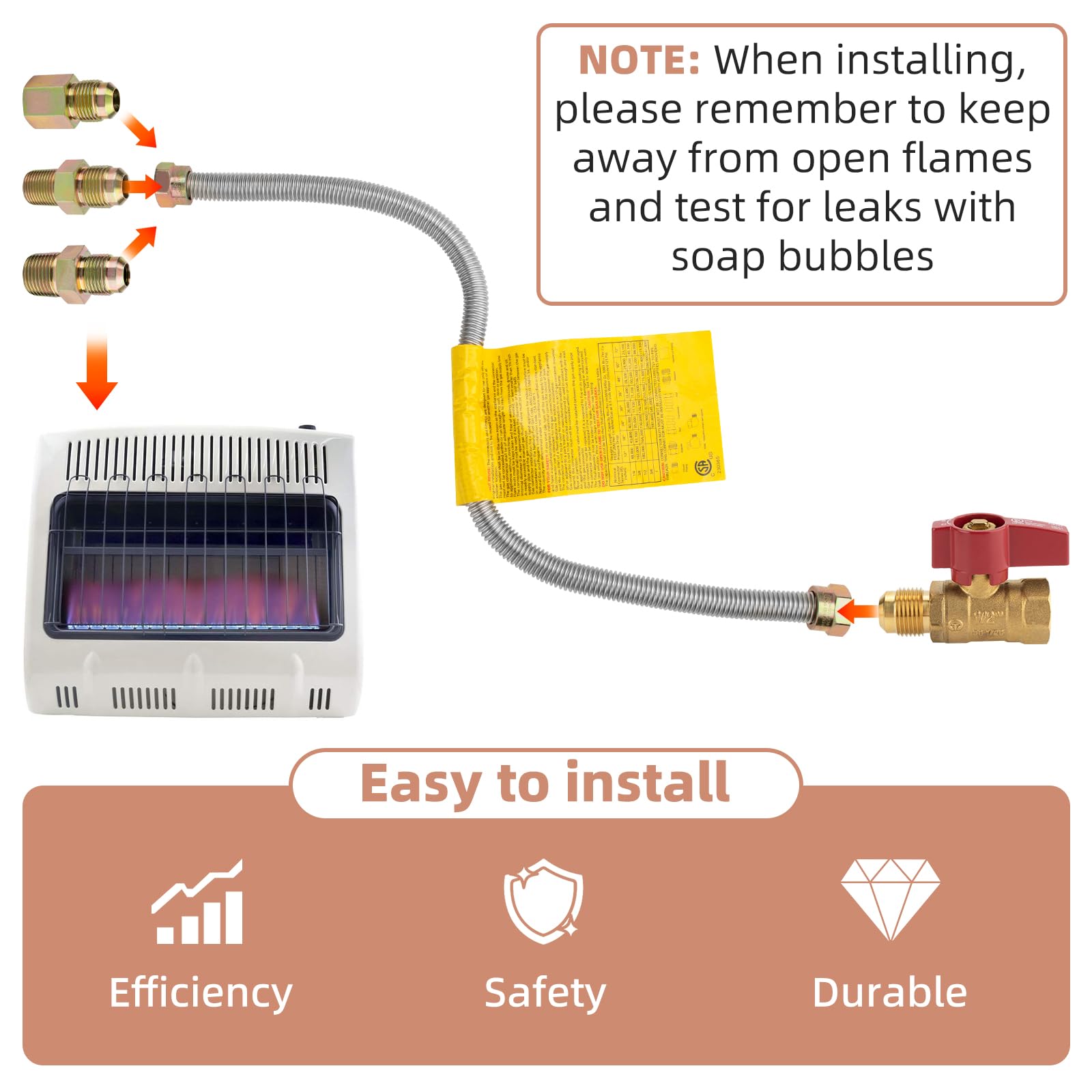ArrogantF kit compatible with Mr. Heater and ProCom stoves for easy retrofitting.