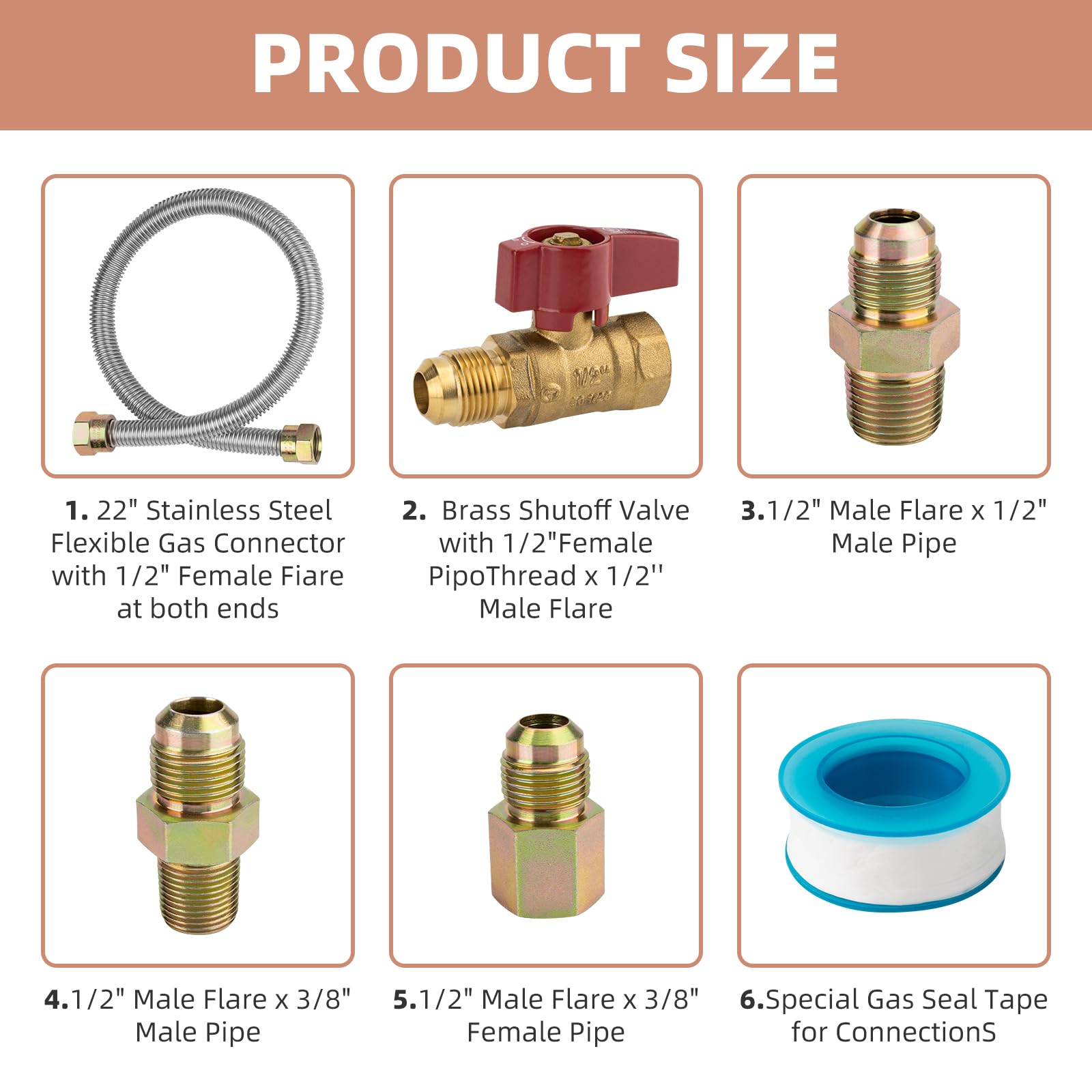 ArrogantF universal connection kits pack for multiple garage and wall-mounted units.
