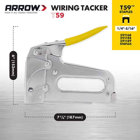 Arrow 5911 insulated fasteners close-up emphasizing three times stronger hold.
