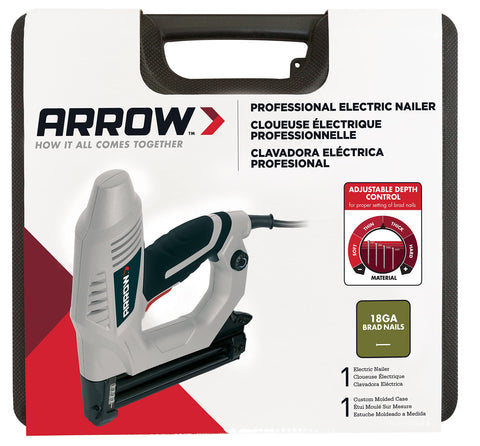 Durable casing on Arrow ET200BN stands up to regular use on busy job sites.