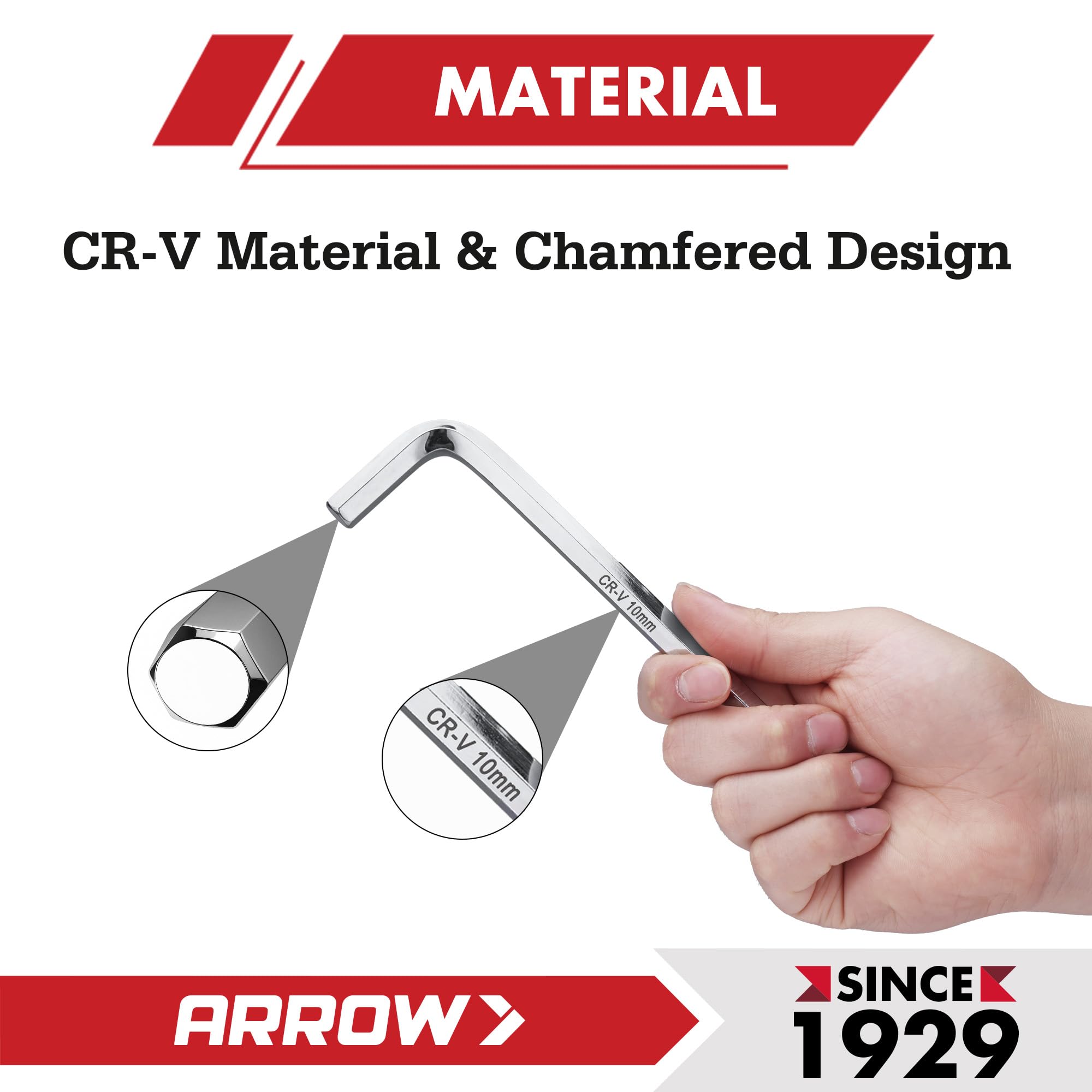 Arrow Fastener SAE and metric set for fasteners across multiple tasks.