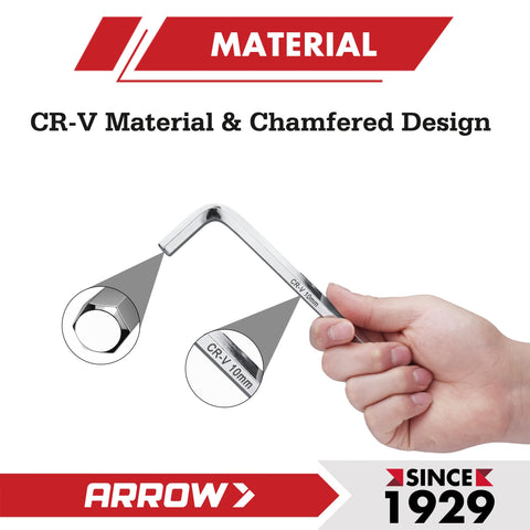 Arrow Fastener SAE and metric set for fasteners across multiple tasks.