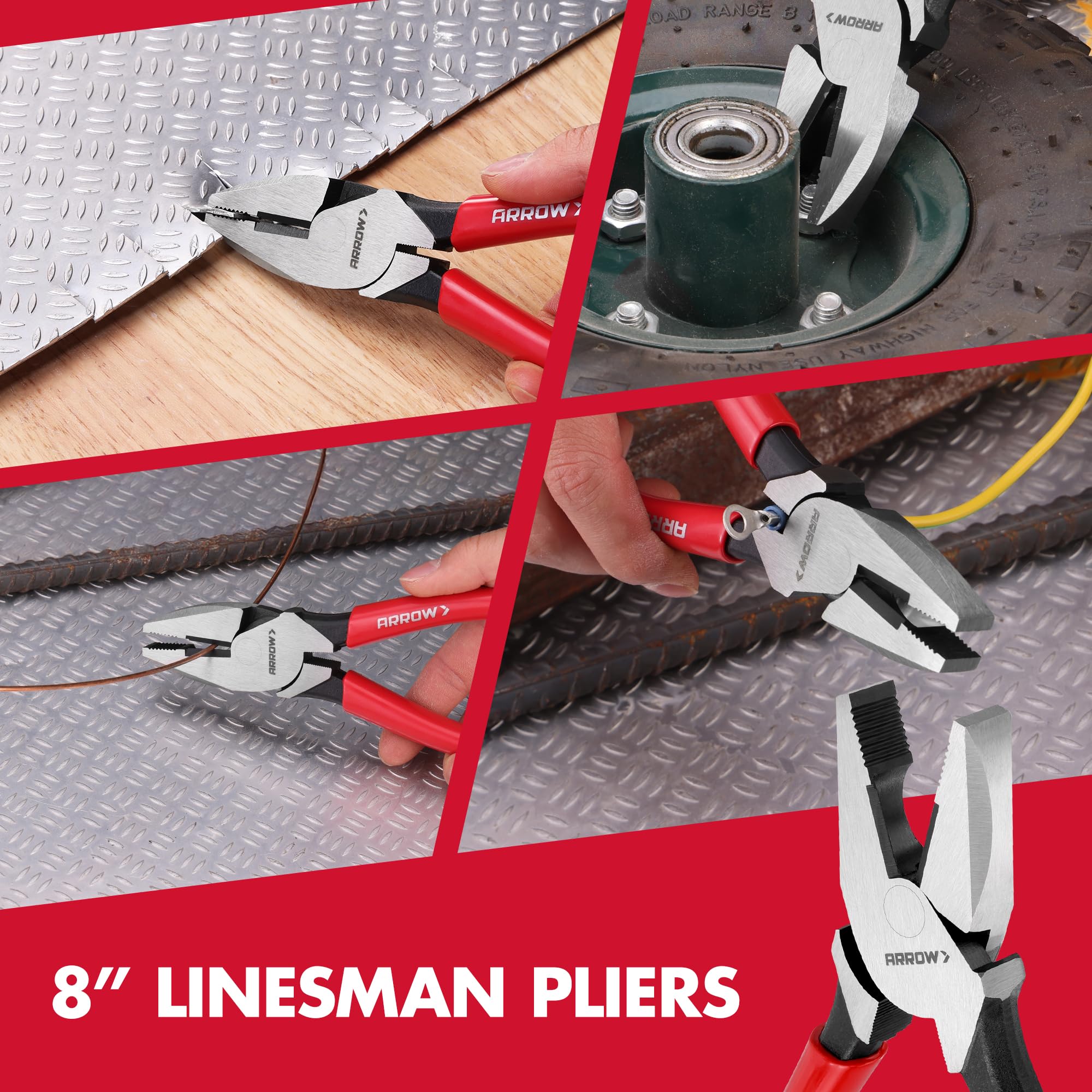 Arrow Fastener in-use close-up showing tool versatility
