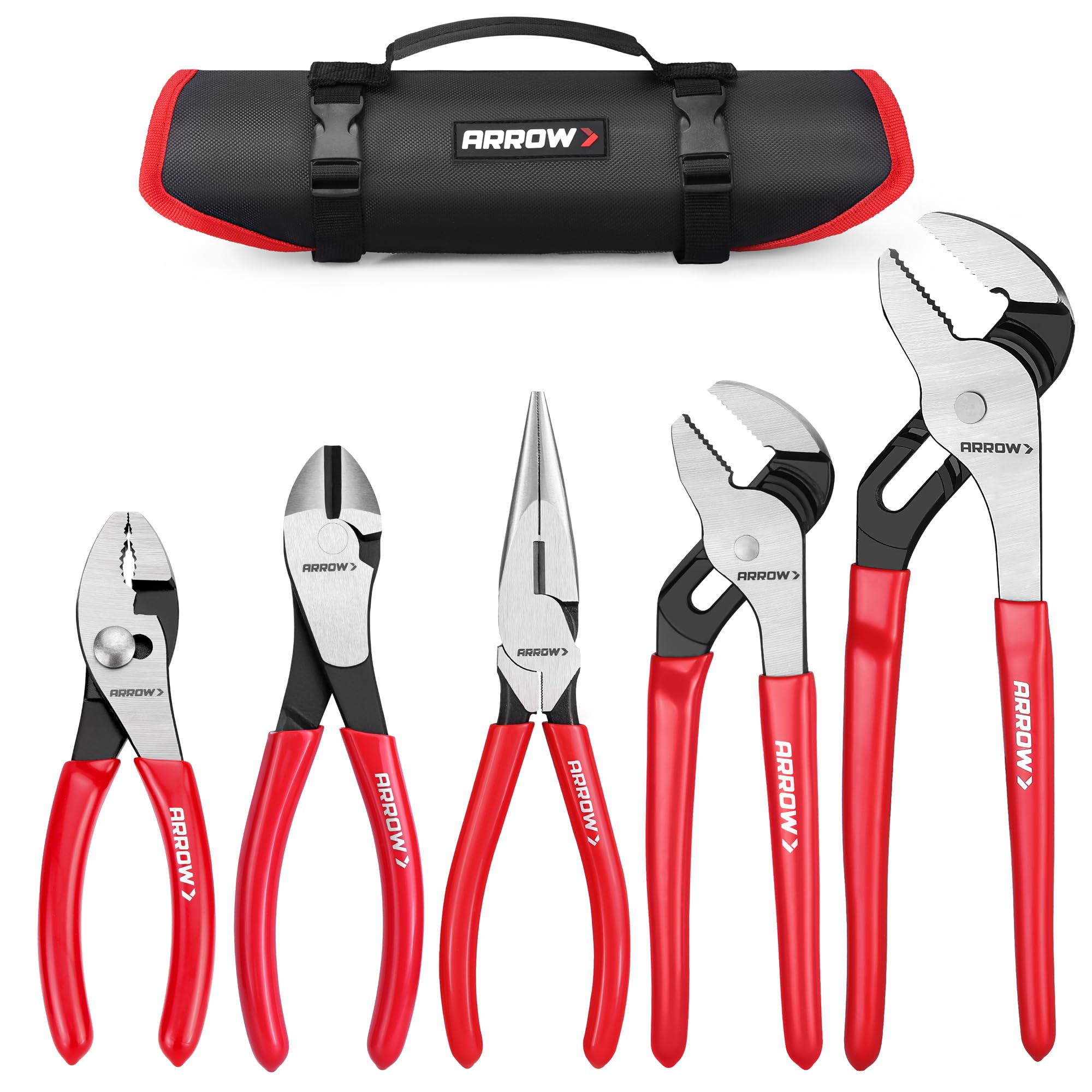 Arrow Fastener 6-inch slip joint pliers with secure grip for home repairs