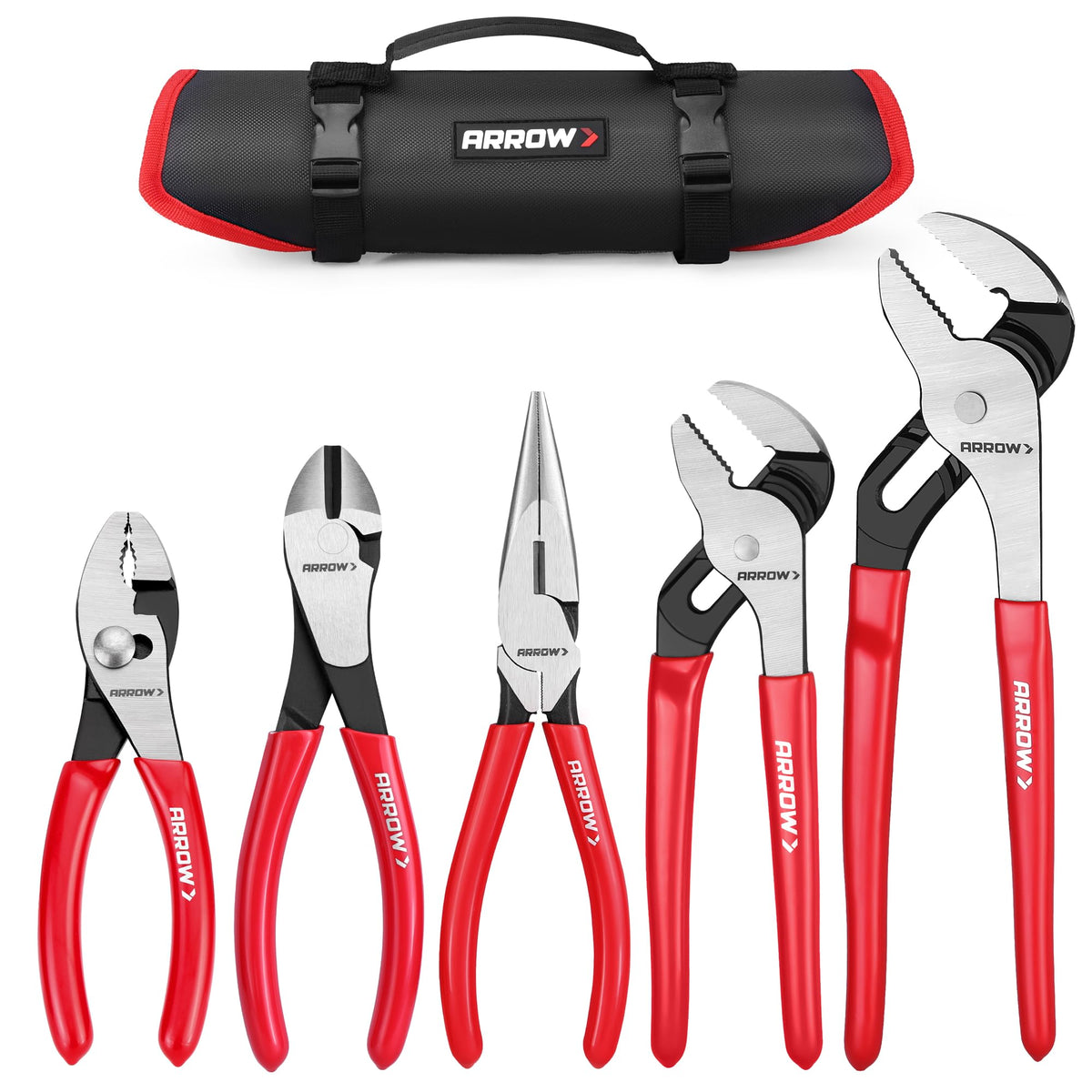 Arrow Fastener 6-inch slip joint pliers with secure grip for home repairs