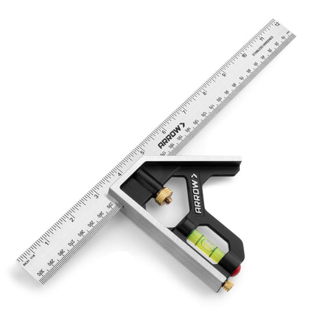 Arrow Fastener 12-inch square for precise layout and marking