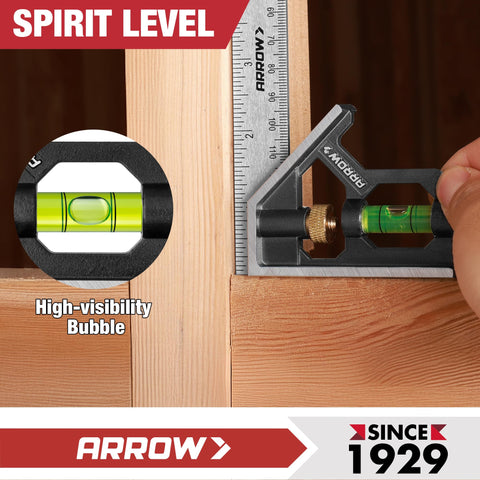 Arrow Fastener compact tool ready for everyday woodworking tasks in a workshop.