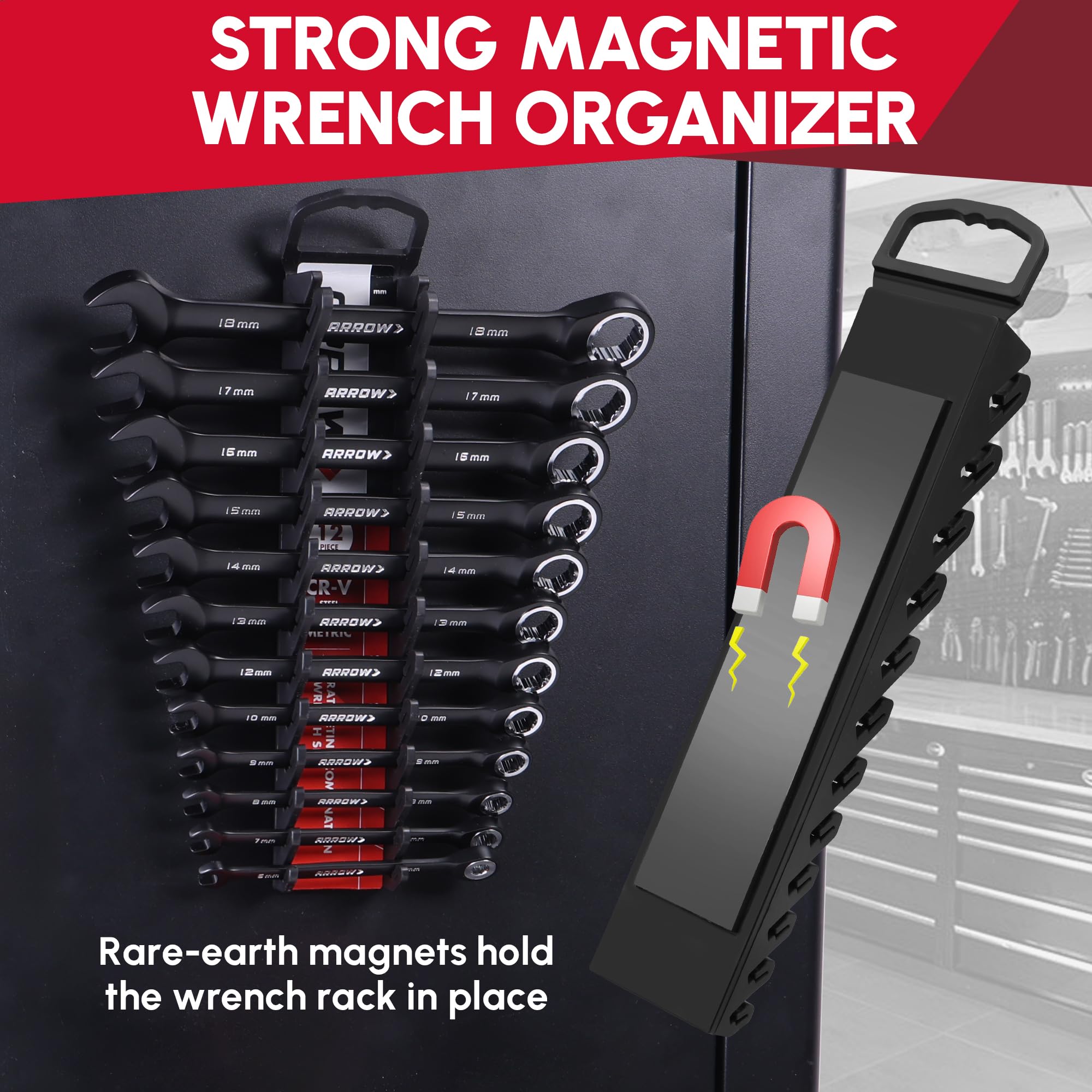 Arrow Fastener compact set for easy storage in carts and drawers.