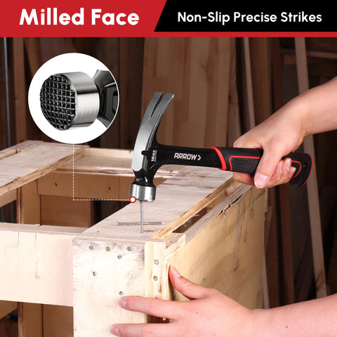 ARROW Fastener compact 16oz hammer designed for precise control.
