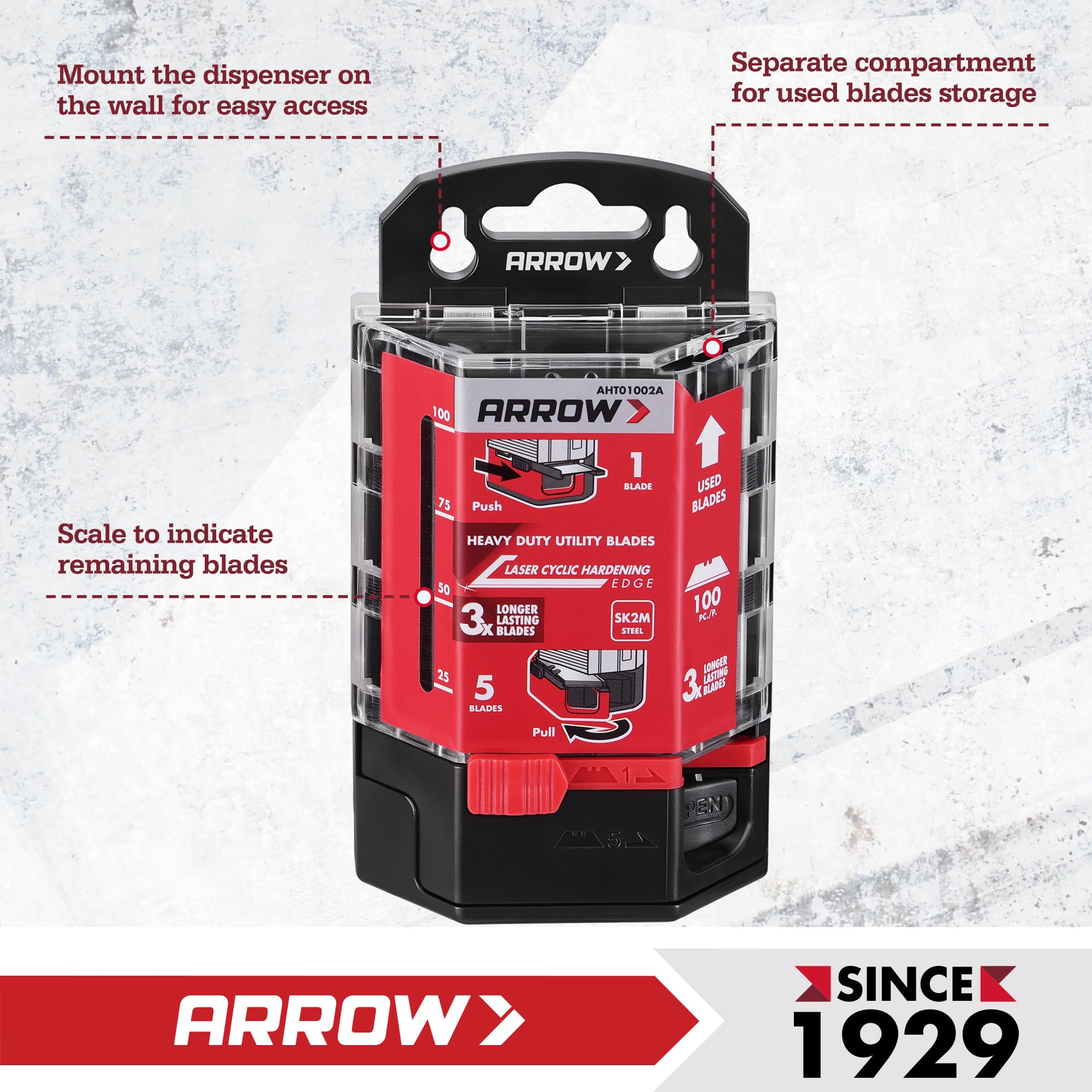 Arrow Fastener SK2 blades trimmed leather with precision.