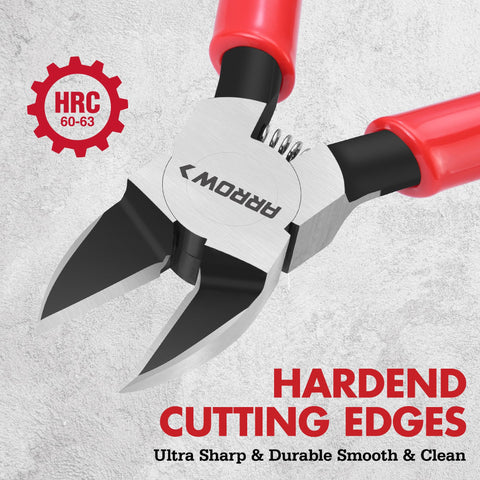 Spring-loaded design enabling one-handed operation on Arrow Fastener cutters