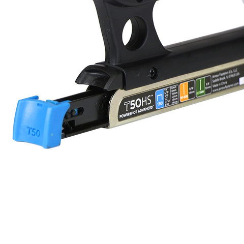 Arrow Fastener T50HS ideal for upholstery, trim, and quick repairs.
