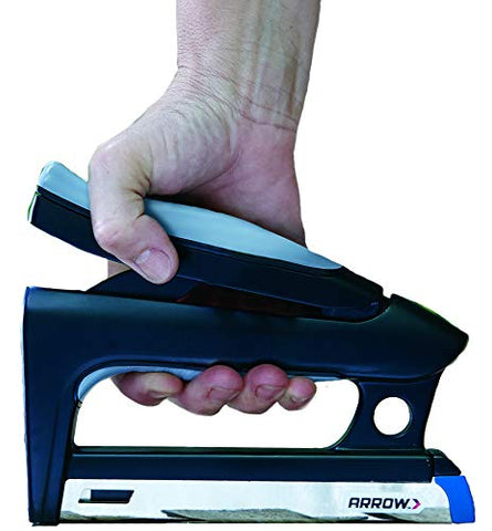Arrow Fastener T50HS viewing window helps you know when to reload.