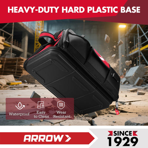 ARROW Fastener bag offers two carry options to reduce fatigue.