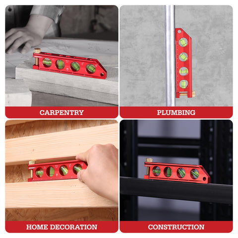 Arrow Fastener torpedo level high-visibility bubbles for faster readings