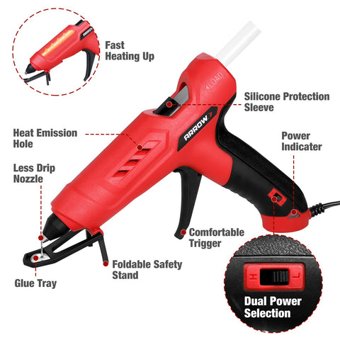Arrow GT100DT drip-free nozzle reduces mess during use.