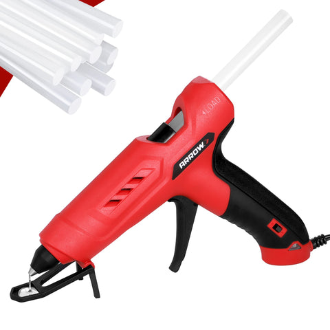 Arrow GT100DT full-size glue gun with stand for steady operation.