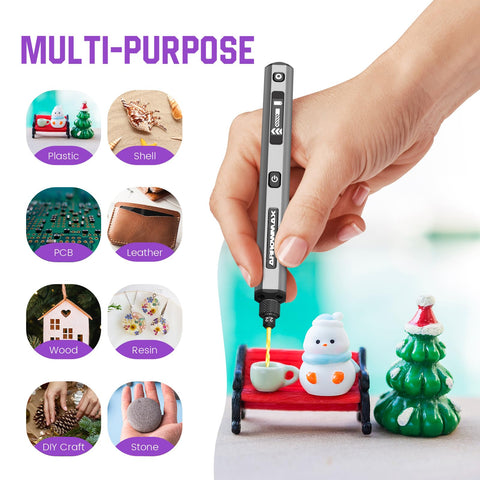 ARROWMAX Resin drill set with magnetic storage box keeps bits organized