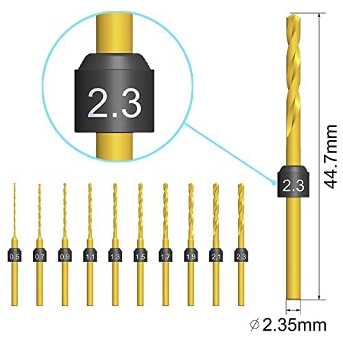 ARROWMAX titanium-coated HSS bits provide durable cutting for long-lasting use.