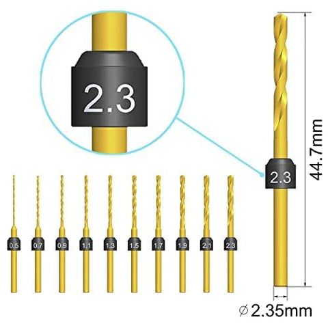 ARROWMAX titanium-coated HSS bits provide durable cutting for long-lasting use.