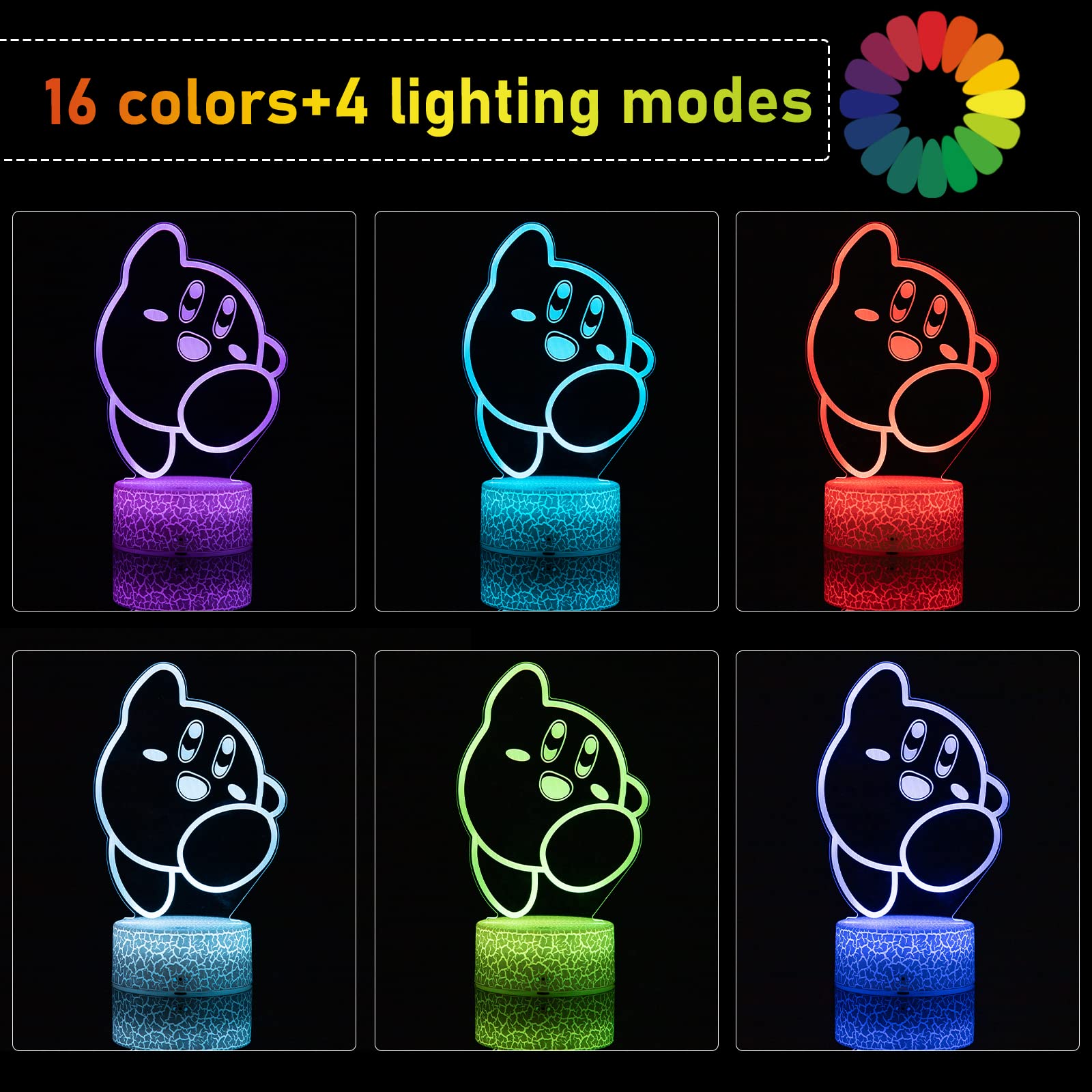 Arrucoly 3D night light acrylic engraving showcases vivid depth and detail.