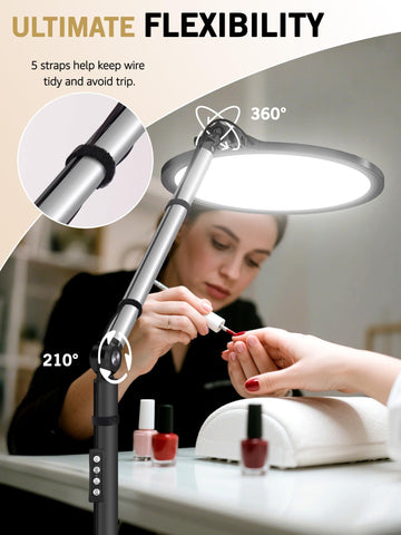 Arsoer USB-powered lamp with tray for portable, tidy beauty setups.