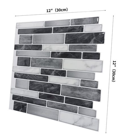 Art3d peel-and-stick tiles require no grout or mess during installation