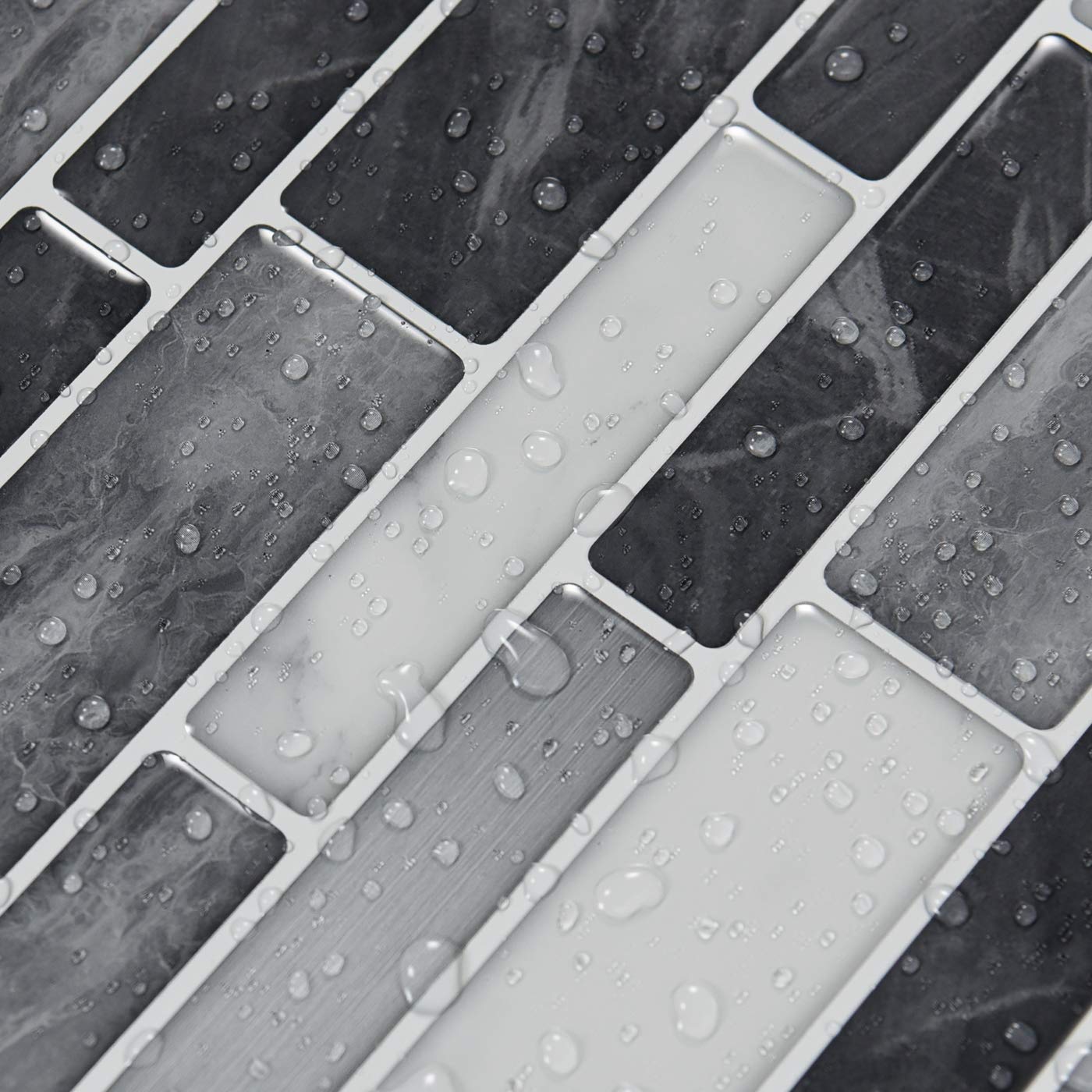 Art3d marble backsplash tiles create a modern look for fireplace surrounds