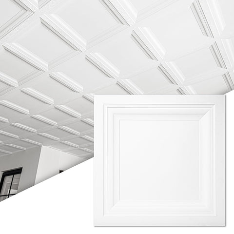 Art3d 12-pack tile close-up texture, lightweight and durable.