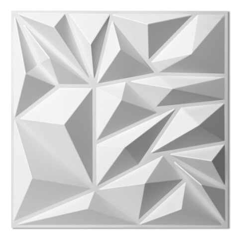 Art3d diamond-textured wall panel in living room creates modern visual depth.