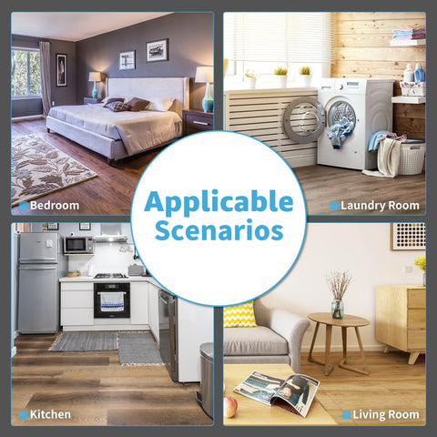 Art3d 30-pack vinyl floor tiles cover 30 sq ft efficiently.